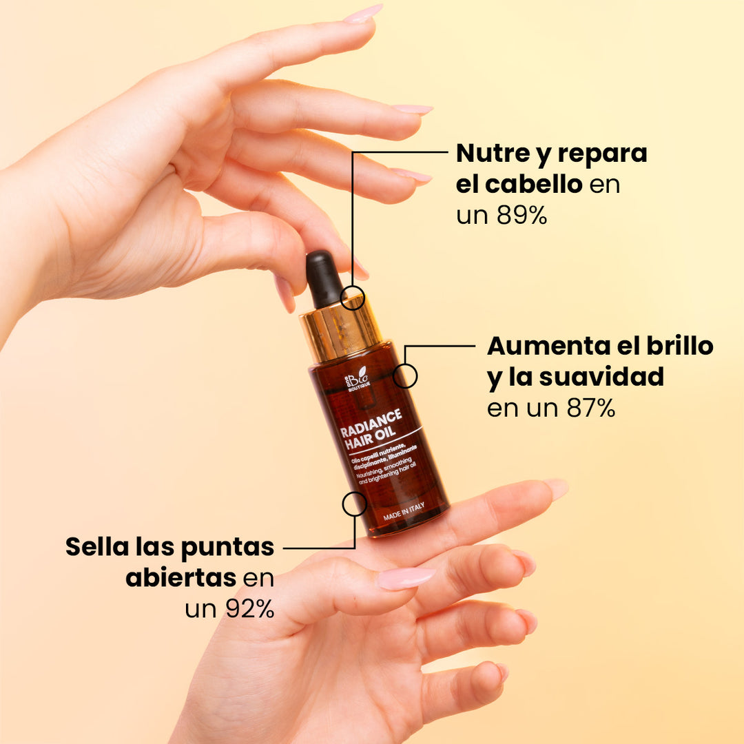 Radiance Hair Oil - Aceite capilar Nutritivo, Disciplinante, Iluminador | Eco Bio Boutique