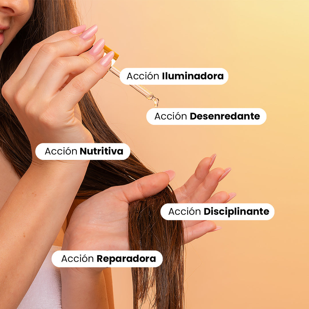 Radiance Hair Oil - Aceite capilar Nutritivo, Disciplinante, Iluminador | Eco Bio Boutique