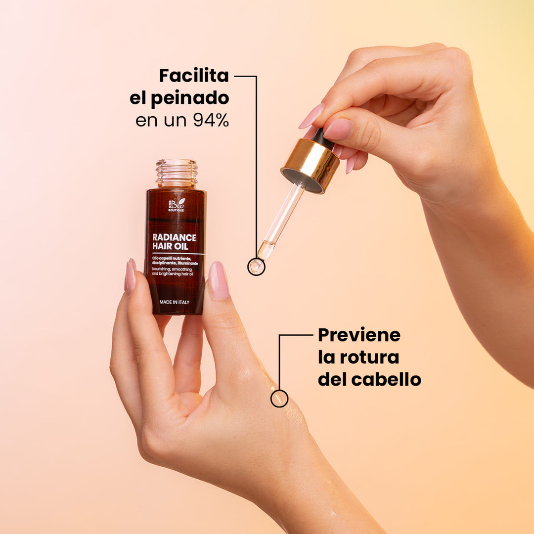 Radiance Hair Oil - Aceite capilar Nutritivo, Disciplinante, Iluminador | Eco Bio Boutique